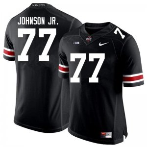 NCAA Ohio State Buckeyes Men's #77 Paris Johnson Jr. Black Nike Football College Jersey TTL3845TJ